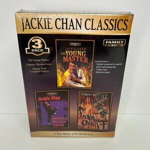 Jackie Chan Classic 3 DVD Set Young Master Fantasy Mission Force Cracked Fingers